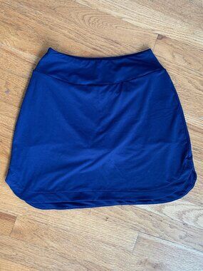 NWOT XS Gottex Navy Blue Athletic Skirt with Built-in Shorts